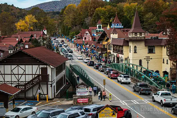 image of downtown Helen GA during the day