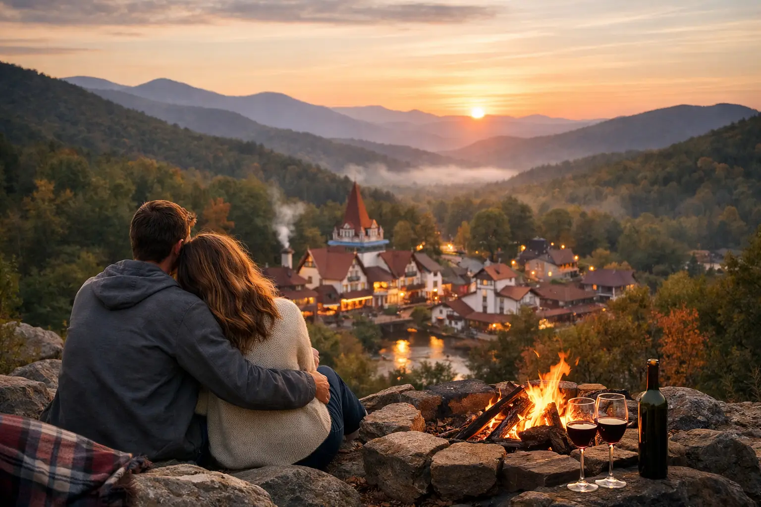 Most Romantic Mountain Getaways in Helen